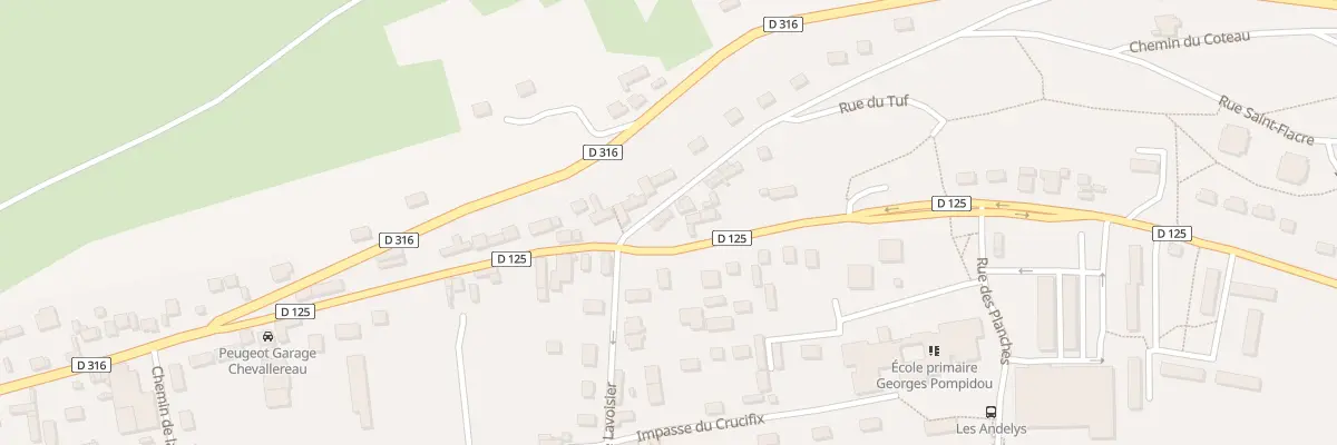 Plan du 2 Rue Marechal Foch aux Andelys