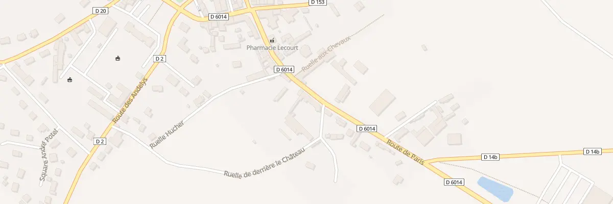 Plan du 30 Rte de Paris à Écouis