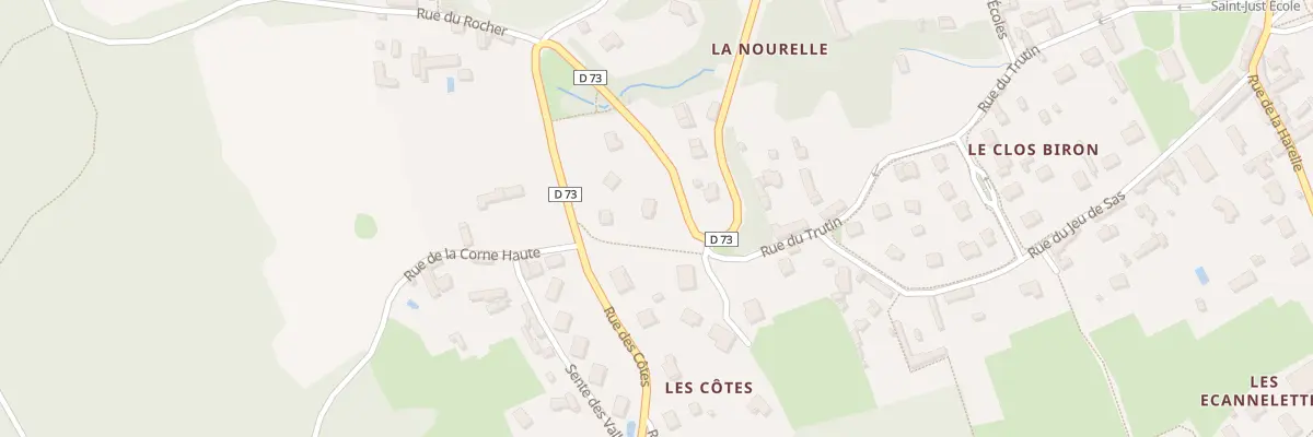 Plan du 9992 La Nourelle à La Chapelle-Longueville