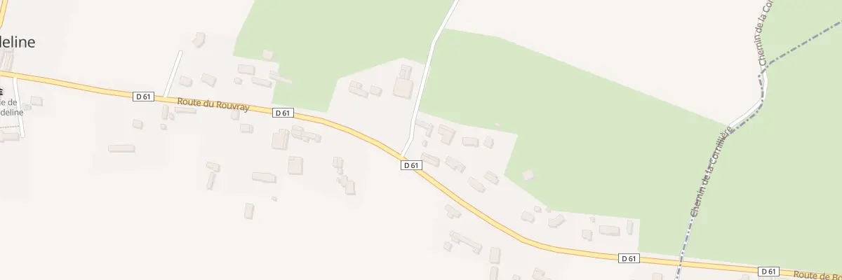Plan du 491 Rte du Rouvray à Bosc-Édeline