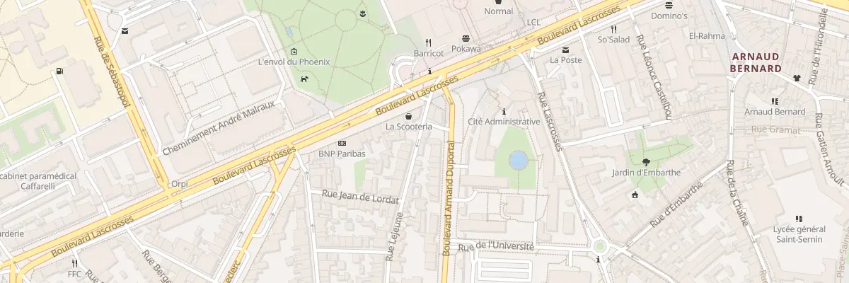 Plan du 40 Rue Lejeune à Toulouse