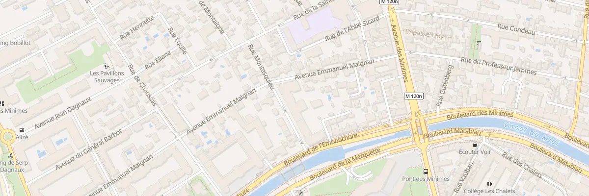 Plan du 49 Av Maignan à Toulouse