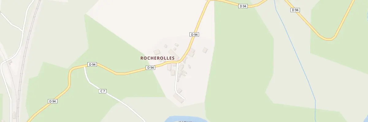 Plan du 5264 Rocherolles Nord à Folles