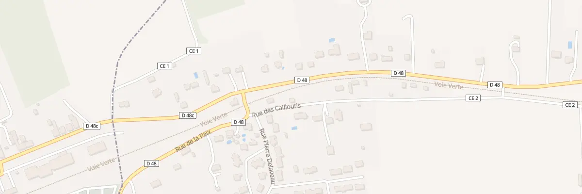 Plan du 1 Rue des Cailloutis à Thenay