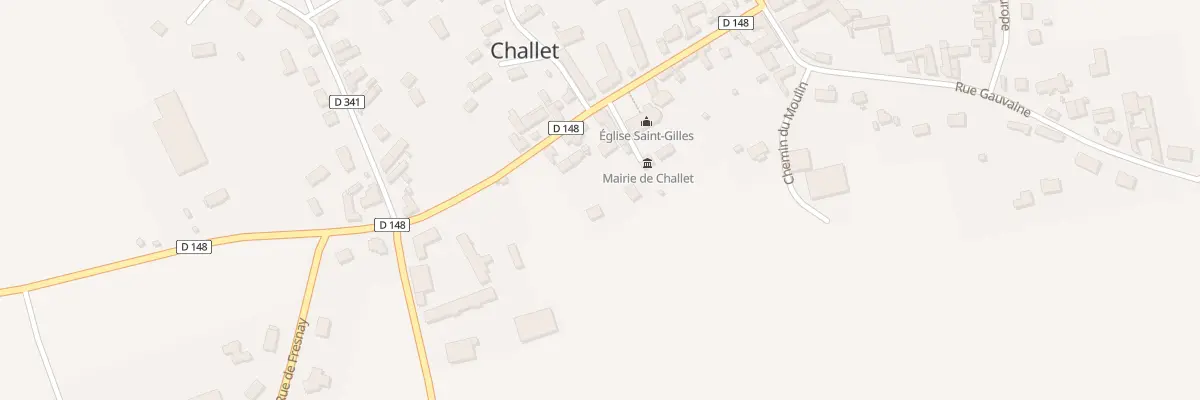 Plan du 2 Rue de Verdun à Challet