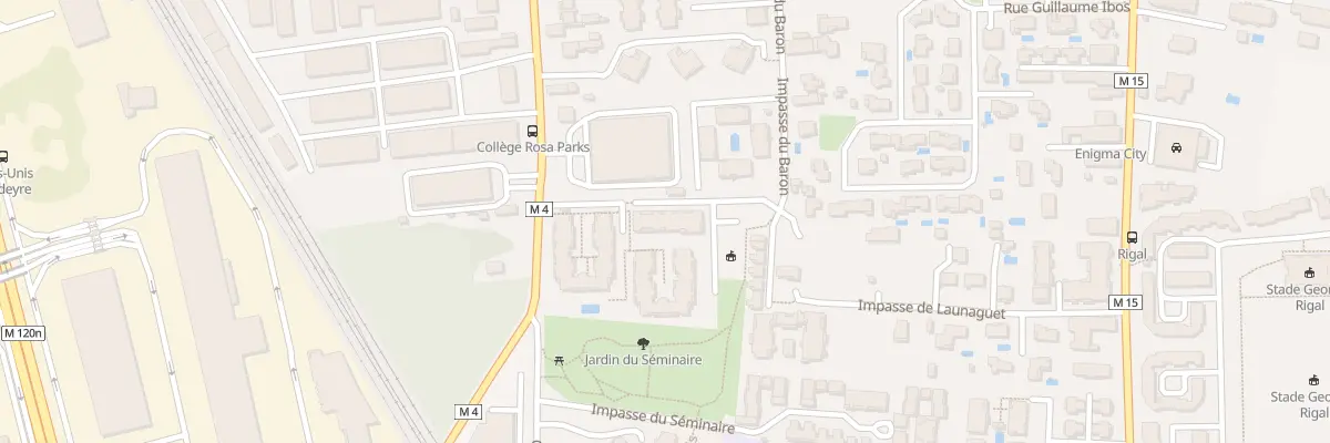Plan du 188 Av de Fronton à Toulouse