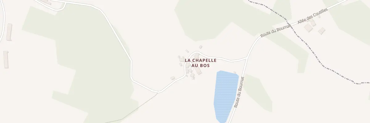 Plan du 190 Imp de la Chapelle au Bos à Beyssac