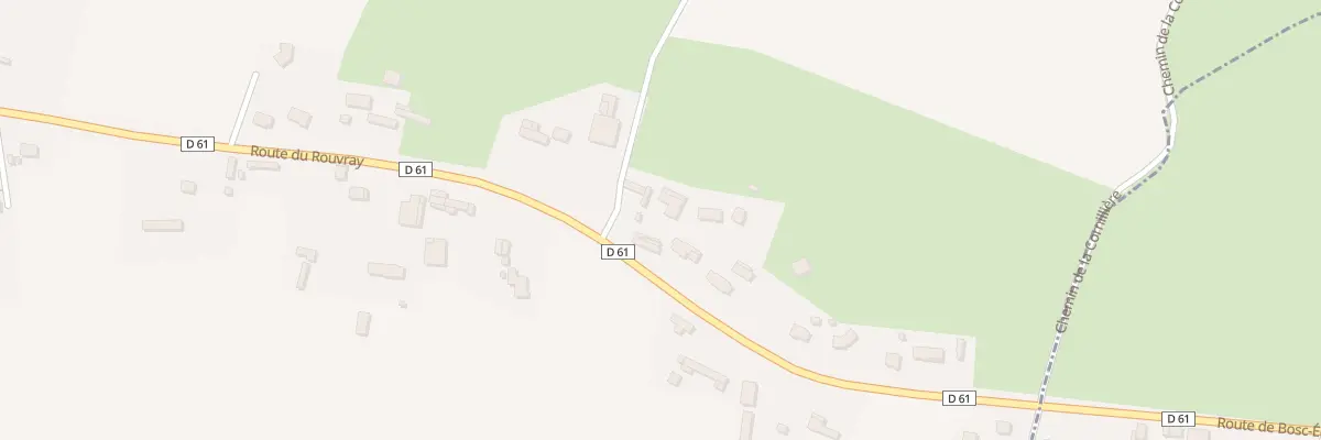 Plan du 519 Rte du Rouvray à Bosc-Édeline