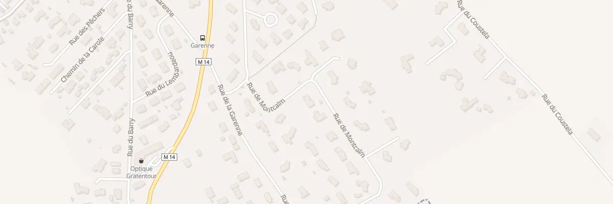 Plan du 10 Rue du Montcalm à Gratentour