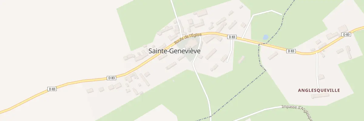 Plan du 5004 Le Bourg à Sainte-Geneviève