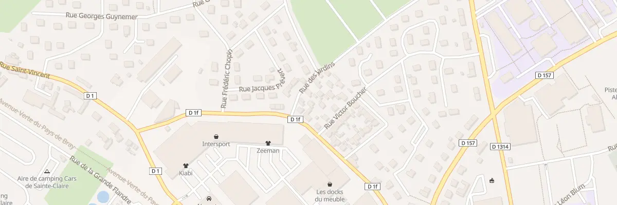 Plan du 2 Rue des Jardins à Neufchâtel-en-Bray