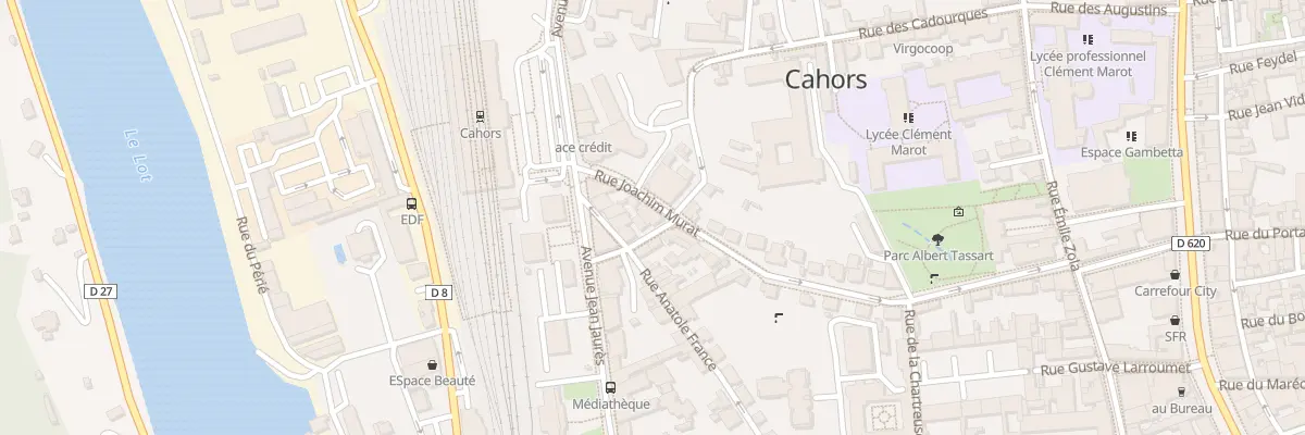 Plan du 427 Rue Joachim Murat à Cahors