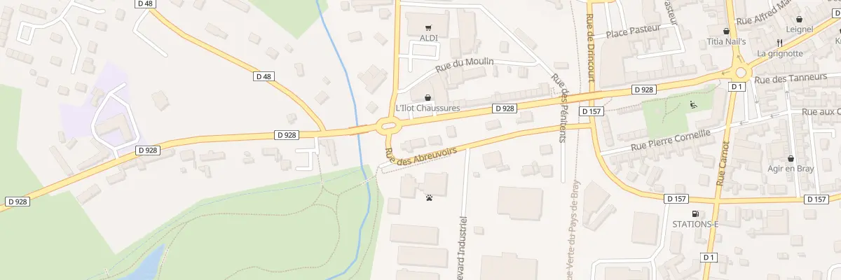 Plan du 6 Grande Rue Saint Pierre à Neufchâtel-en-Bray