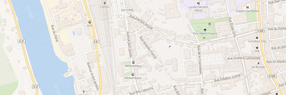 Plan du 288 Rue Anatole France à Cahors