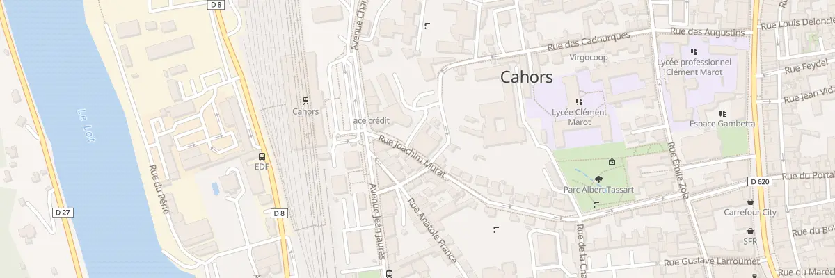 Plan du 424 Rue Joachim Murat à Cahors
