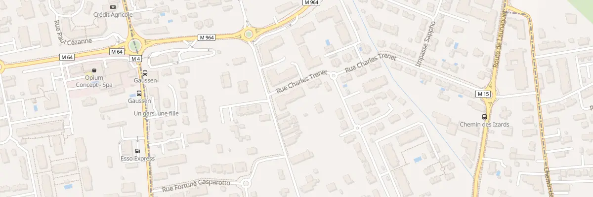 Plan du 2B Rue Charles Trenet à Toulouse