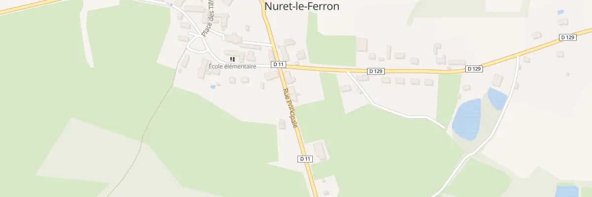 Plan du 6 Rue Principale à Nuret-le-Ferron