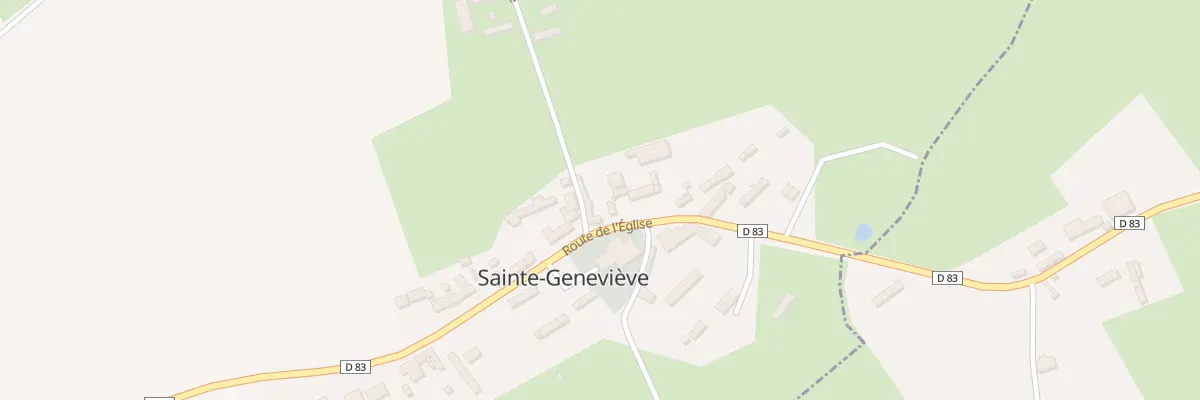 Plan du 5012 Le Bourg à Sainte-Geneviève