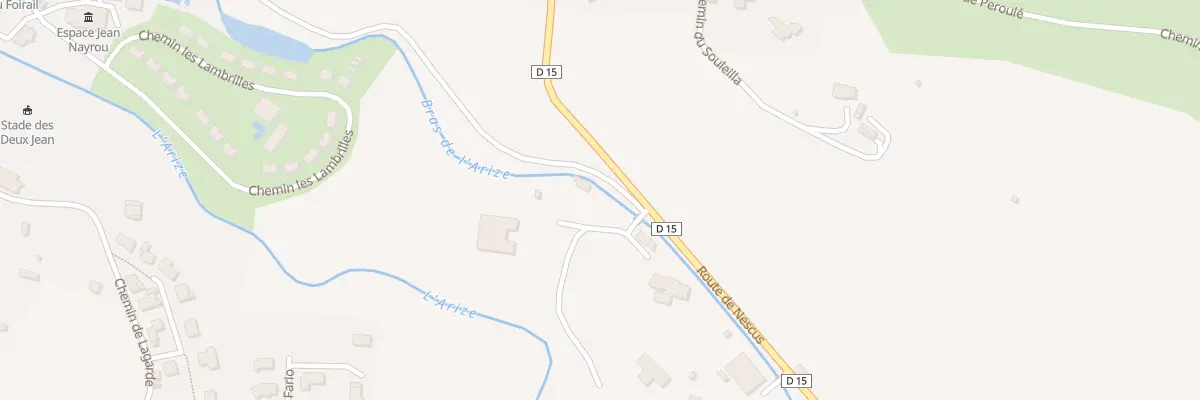 Plan du 98 Ensales à La Bastide-de-Sérou