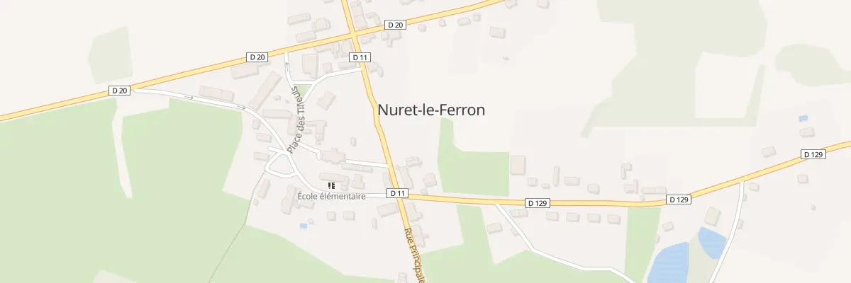 Plan du 1 Rue du Château d’Eau à Nuret-le-Ferron