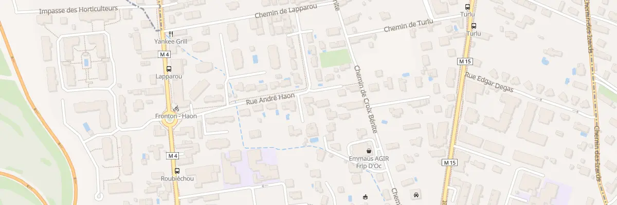 Plan du 18 Rue André Haon à Toulouse