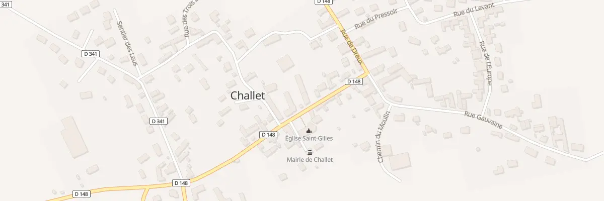 Plan du 14 Rue de la République à Challet