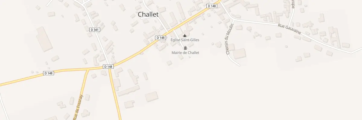 Plan du 3 Rue de Verdun à Challet