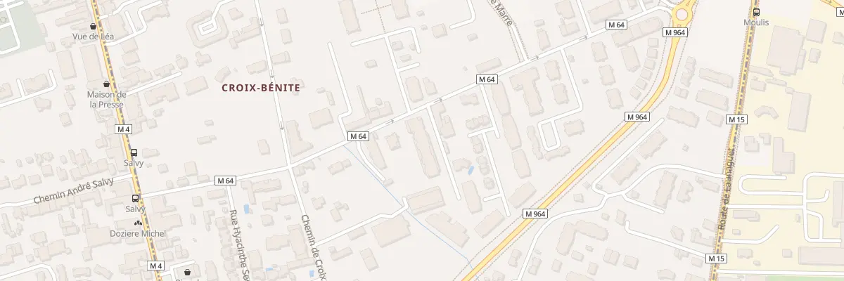 Plan du 65 Che de Moulis à Toulouse