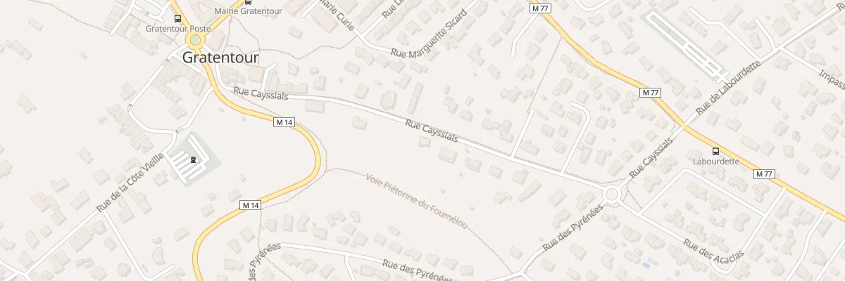 Plan du 4 Rue Cayssials à Gratentour