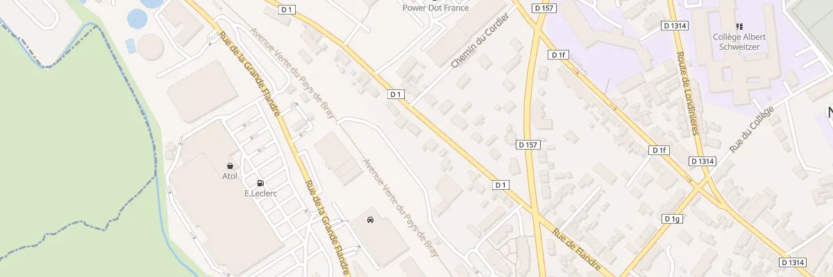 Plan du 25 Rue de Flandre à Neufchâtel-en-Bray
