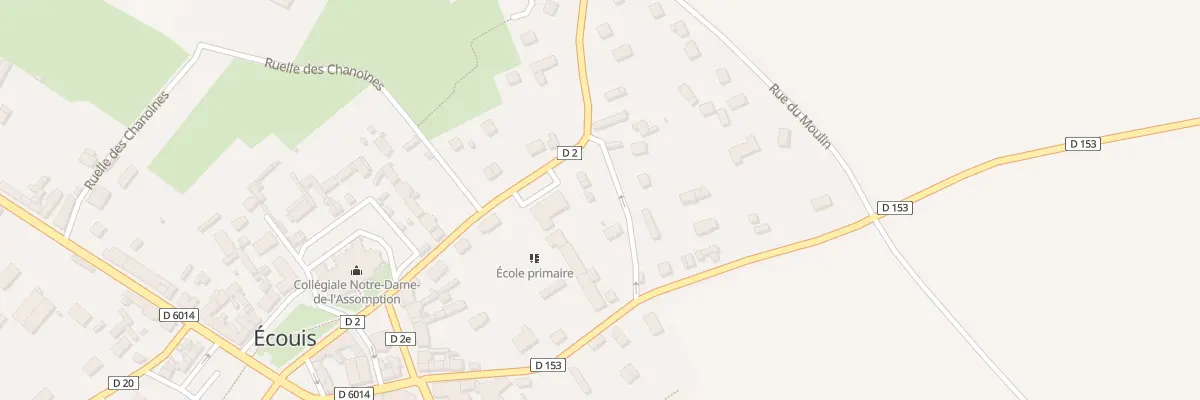 Plan du 2 Rue de la Herse à Écouis