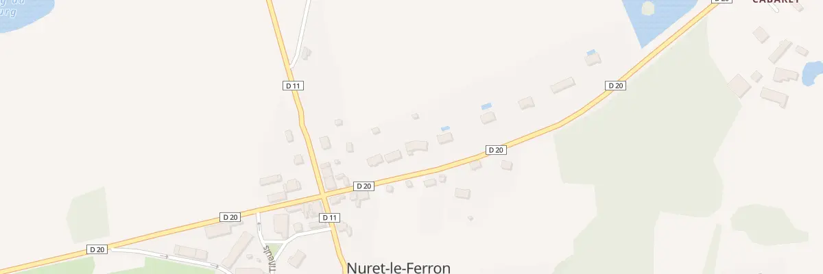 Plan du 9 Rue de la Fosse aux Loups à Nuret-le-Ferron
