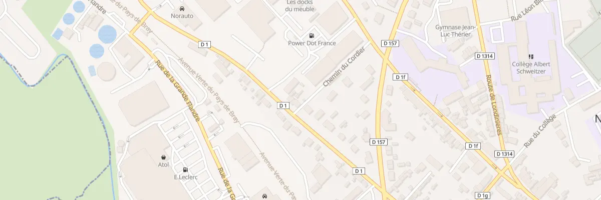 Plan du 22 Rue de Flandre à Neufchâtel-en-Bray