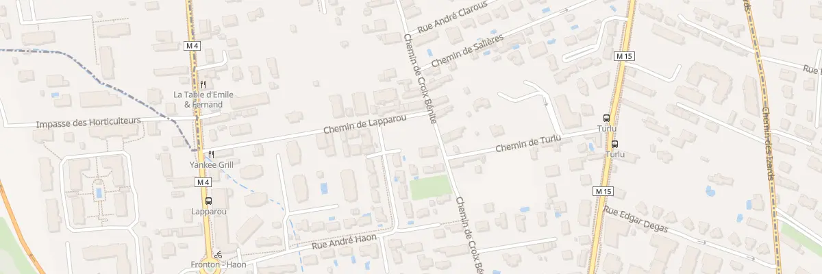 Plan du 45 Che de Croix Bénite à Toulouse