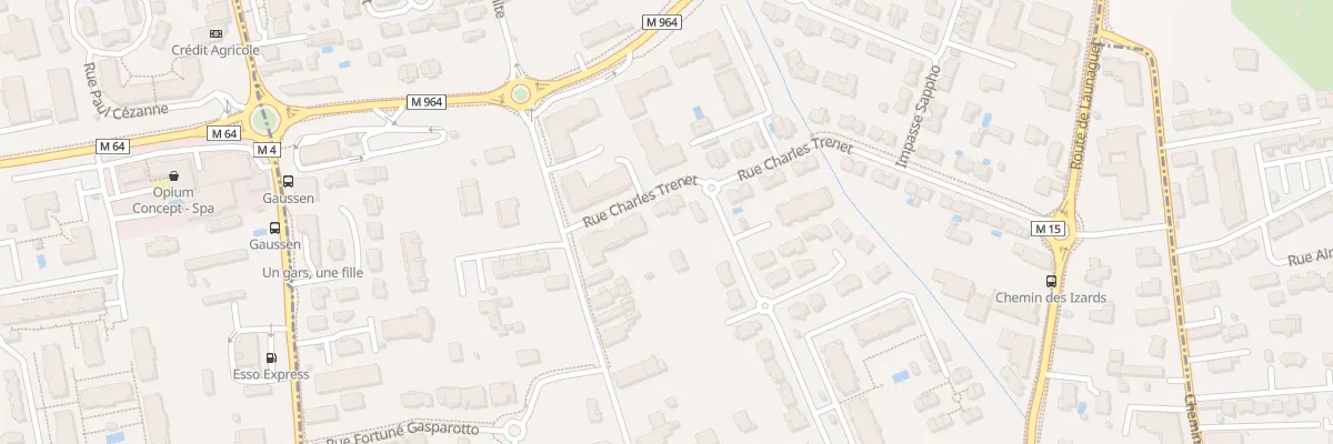 Plan du 4 Rue Charles Trenet à Toulouse