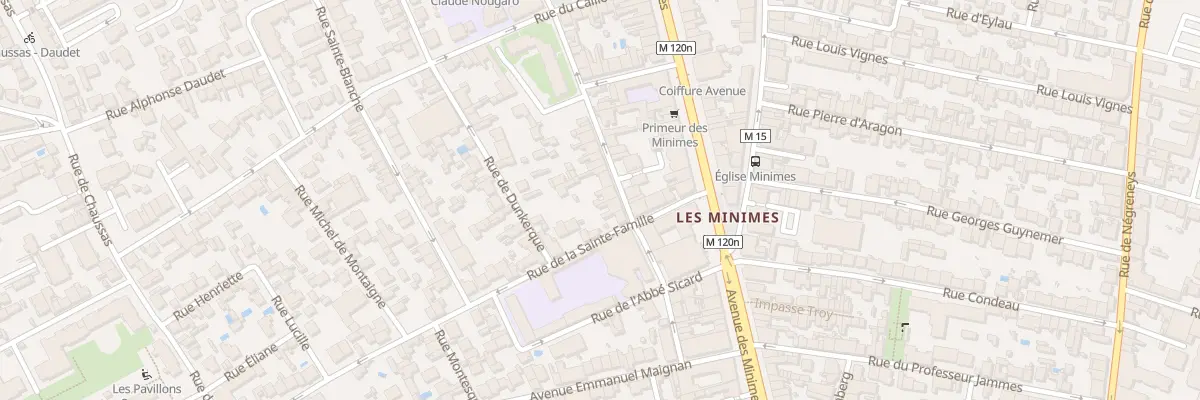 Plan du 35 Rue du Général Bourbaki à Toulouse