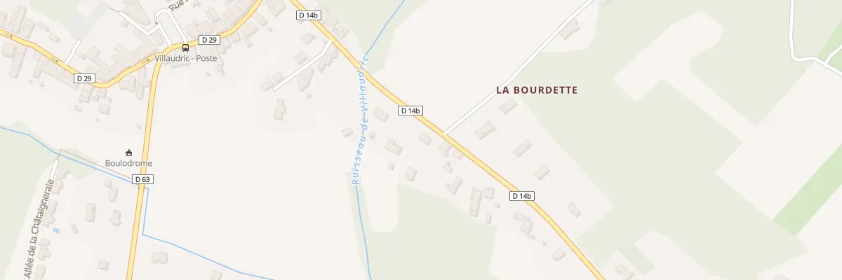 Plan du 6 Rte de la Matte à Villaudric