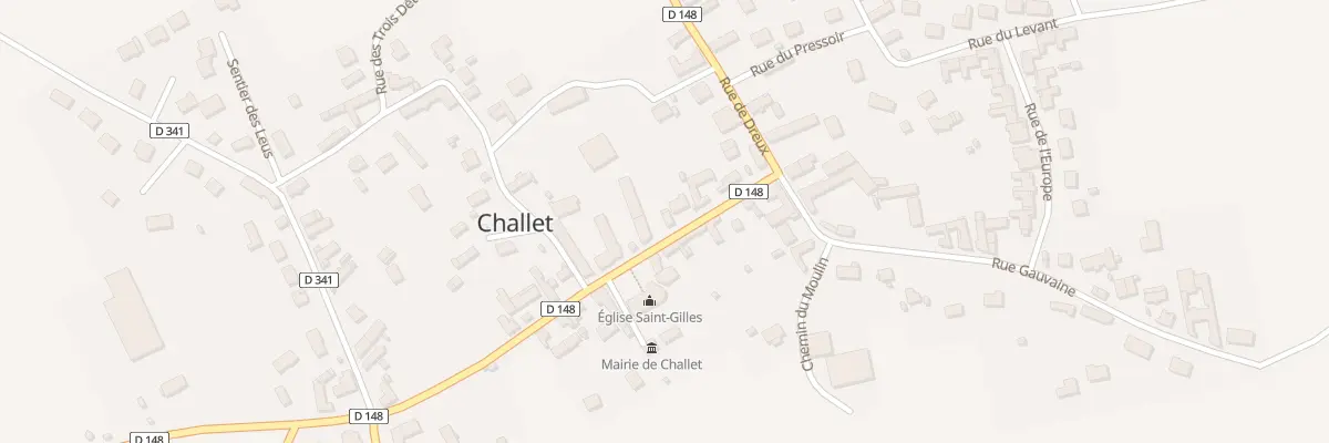 Plan du 10 Rue de la République à Challet