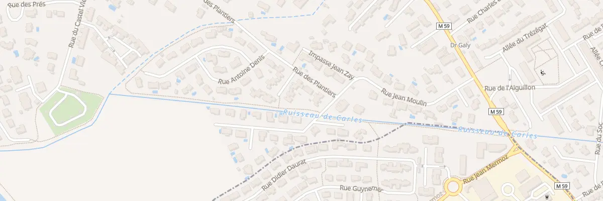 Plan du 26 Rue Jean Moulin à Castelginest