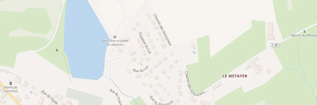 Plan du 2 Imp du Lac à Saint-Paul