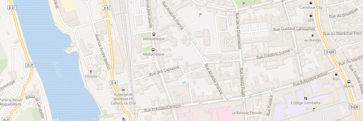Plan du 90 Rue des Capucins à Cahors
