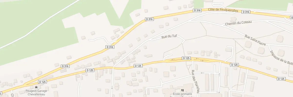Plan du 4 Côte d’Etrepagny aux Andelys