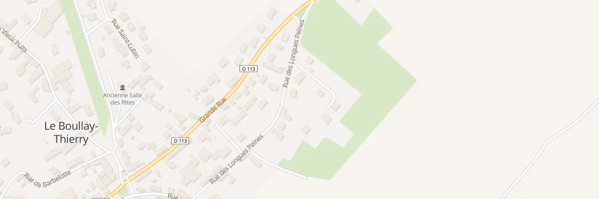 Plan du 13 Rue des Longues Peines au Boullay-Thierry