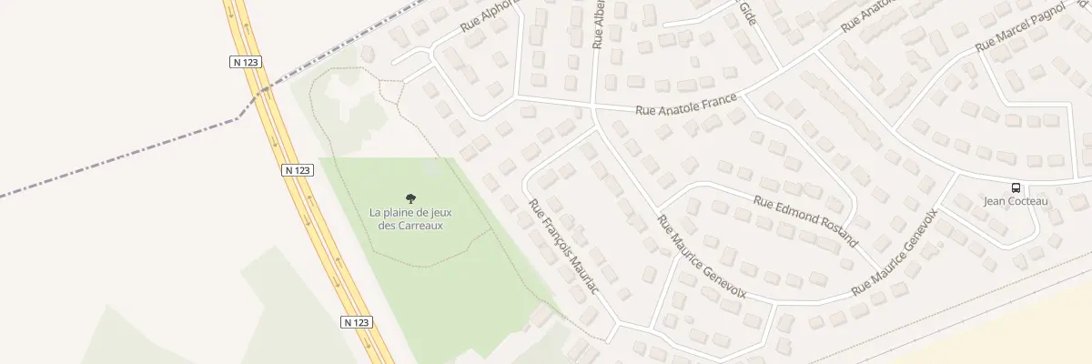 Plan du 5 Rue Francois Mauriac à Lucé