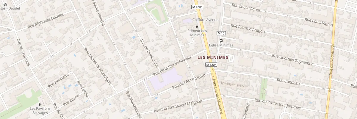 Plan du 29 Rue du Général Bourbaki à Toulouse