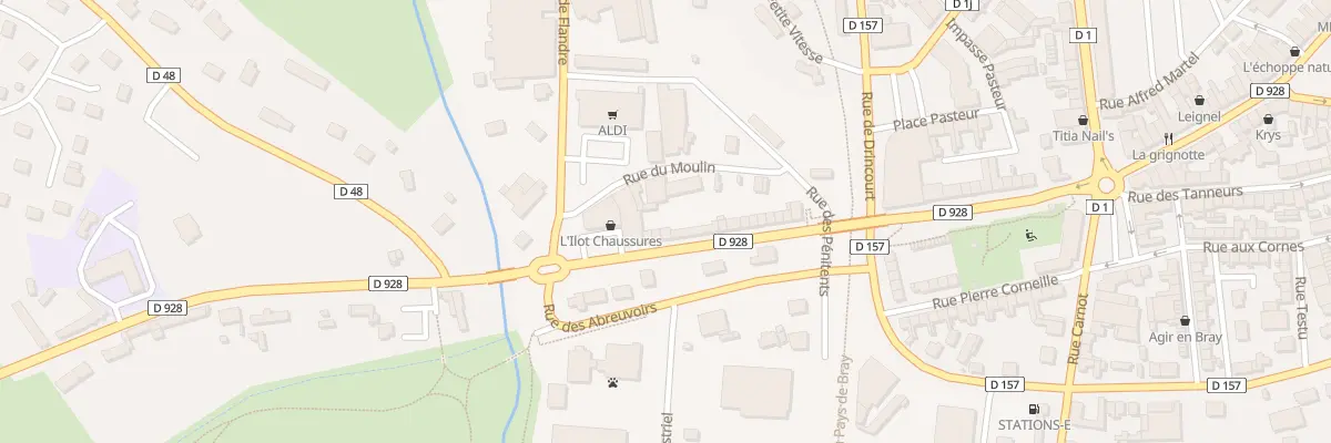 Plan du 9 Grande Rue Saint Pierre à Neufchâtel-en-Bray