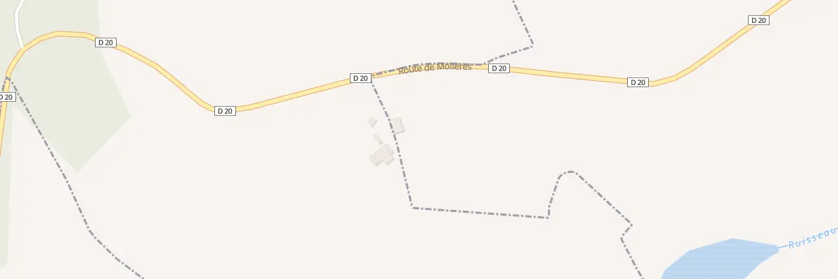 Plan du 4065 Rte de Molieres à Montfermier