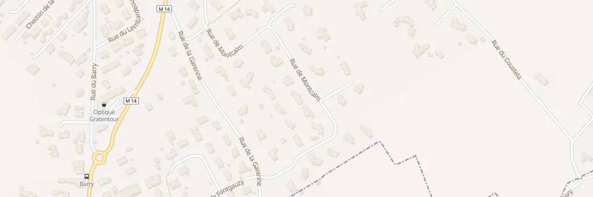 Plan du 16 Rue du Montcalm à Gratentour