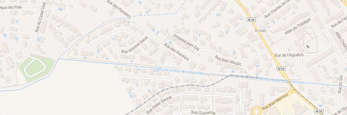 Plan du 30 Rue des Plantiers à Castelginest