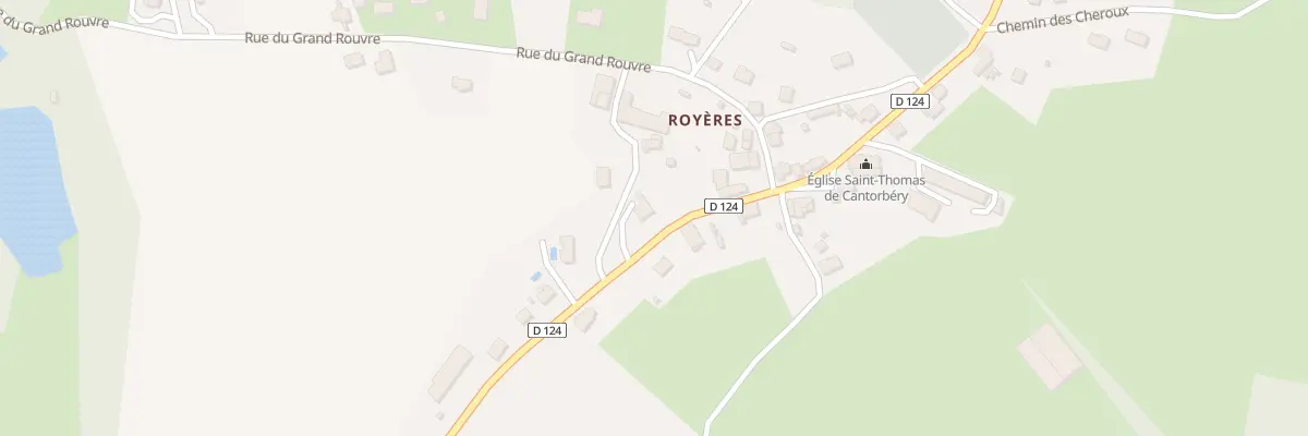 Plan du 65 Rue Jean Moulin à Royères